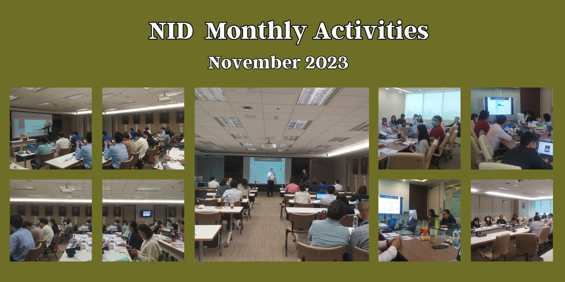 NID Monthly Activities  November 2023
